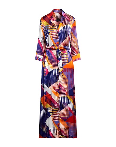 MANILA GRACE Long dress Orange 100% Viscose