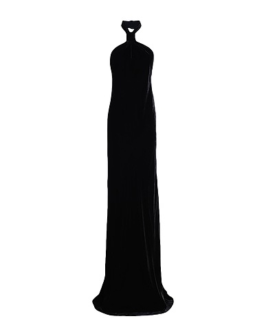 ANN DEMEULEMEESTER Elegantes Kleid Schwarz 82% Viskose, 18% Seide