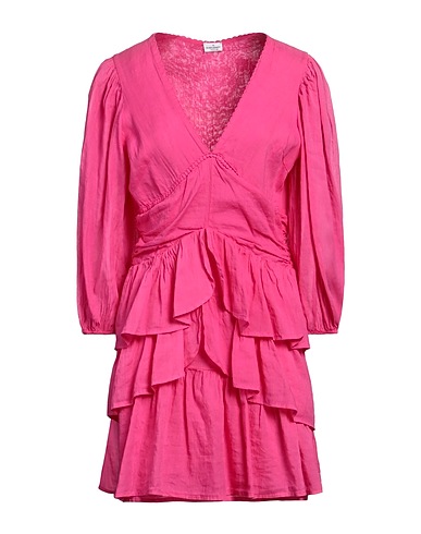 REBEL QUEEN by LIU •JO Short dress Fuchsia 57% Ramie, 43% Cotton
