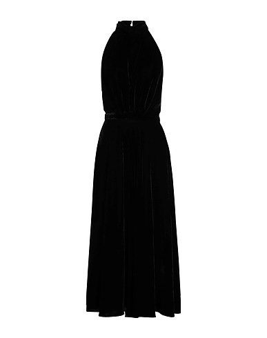 RAQUEL DINIZ Long dress Black 80% Viscose, 20% Polyamide