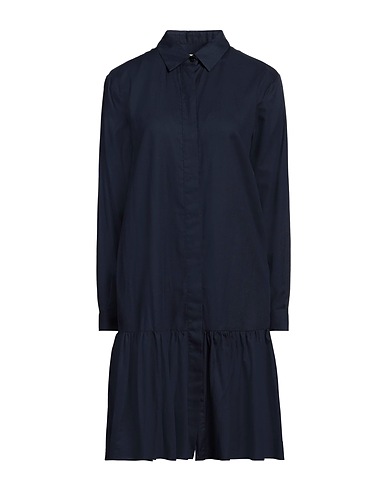 XACUS Midi dress Navy 100% Cotton