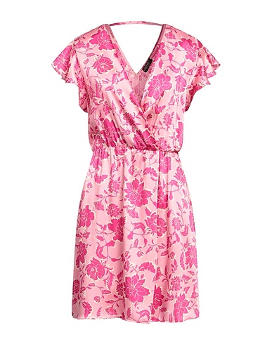 LIU •JO Short dress BETTER Pink 100% Polyester