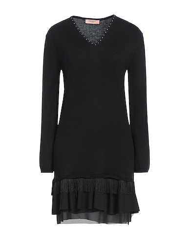 TWINSET Robe courte 55% Polyamide, 20% Polyester, 16% Acrylique, 9% Laine