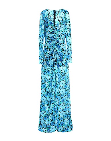ROTATE BIRGER CHRISTENSEN Long dress Azure 100% Recycled polyester