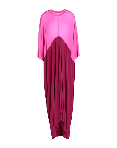 RICK OWENS Midi dress Fuchsia 92% Cupro, 8% Elastane, Acetate, Silk