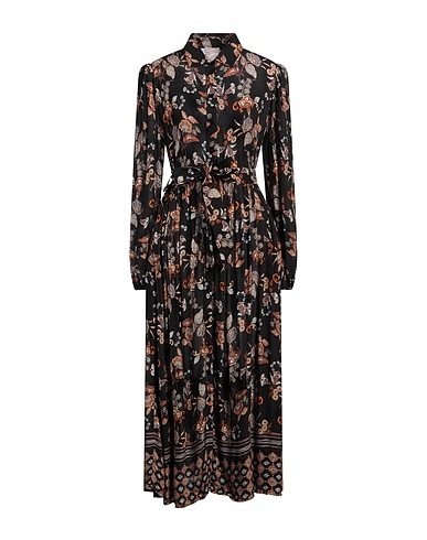 LIU •JO Long dress Black 100% Viscose