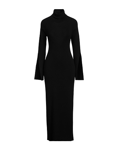 AKEP Kleid für das Büro Schwarz 52% Viskose, 26% Polyester, 22% Polyamid