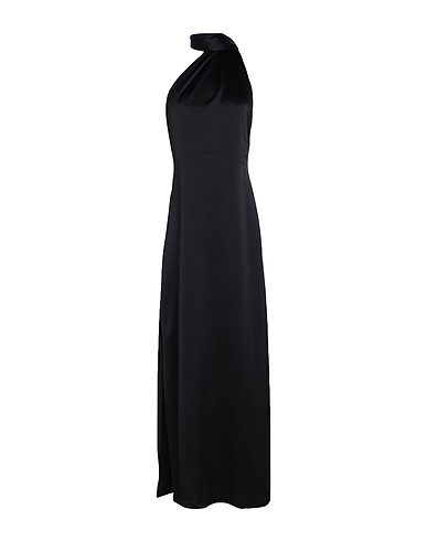 LOEWE Long dress Black 75% Acetate, 25% Polyester