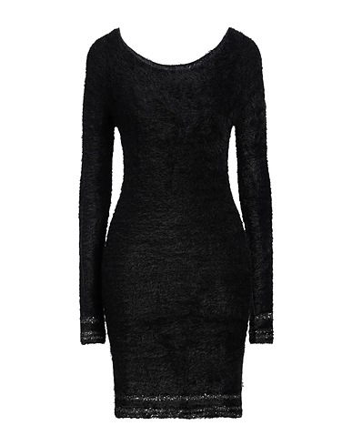ACTITUDE by TWINSET Sheath dress Black 95% Polyamide, 4% Polyester, 1% Metallic fiber