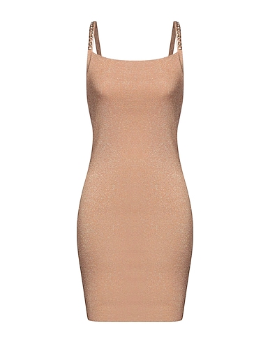 ACTITUDE by TWINSET Sheath dress CAMMELLO 72% Viscose, 16% Polyamide, 12% Metallic fiber