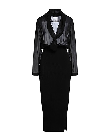 ALAÏA Robe en soie Noir 100% Soie, Viscose, Polyamide, Élasthanne