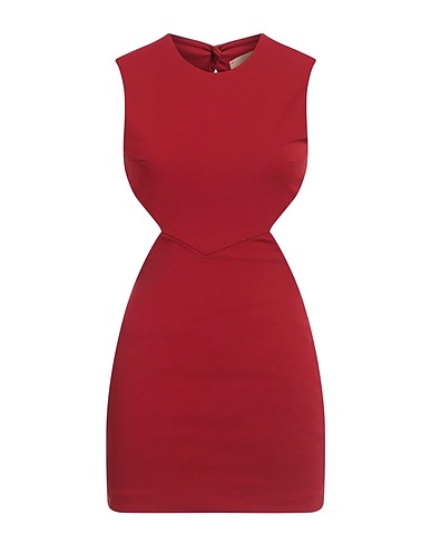 ANIYE BY Sheath dress Burgundy 95% Polyester, 5% Elastane