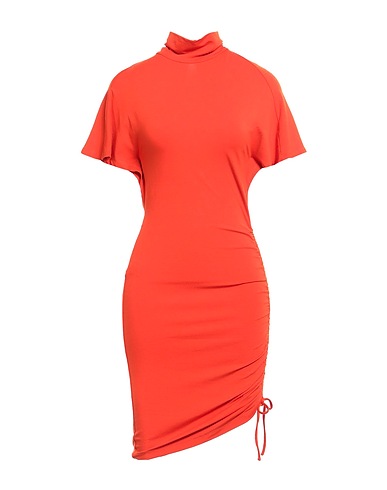 MARANT ÉTOILE Sheath dress Orange 95% Viscose, 5% Elastane