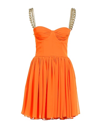 STEFANO DE LELLIS Robe courte Orange 100% PES - Polyethersulfone