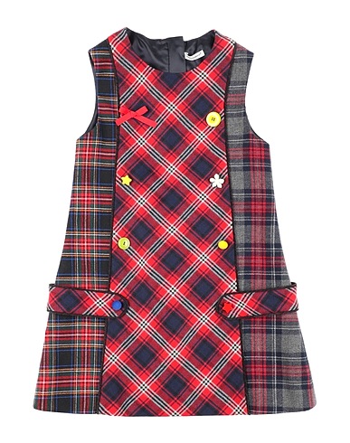 DOLCE&GABBANA Dress Red 70% Virgin Wool, 15% Polyester, 8% Wool, 5% Polyamide, 2% Elastane