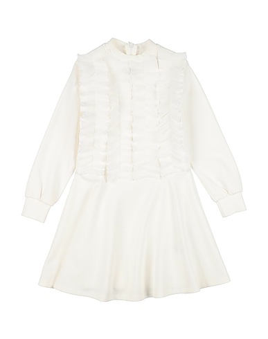 TWINSET Kleid Weiß 62% Viskose, 32% Polyamid, 6% Elastan, Polyester