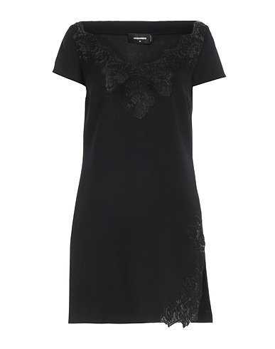 DSQUARED2 Kurzes Kleid Schwarz 100% Polyester