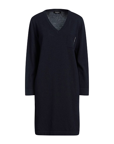 FABIANA FILIPPI ニットドレス ミッドナイトブルー バージンウール 75% / シルク 15% / カシミヤ 10%