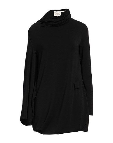 ALESSIA SANTI Vestito corto Nero 61% Poliestere, 33% Viscosa, 6% Elastan