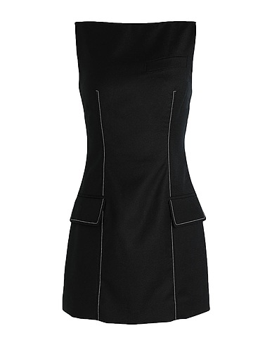 AYA MUSE Sheath dress Black 100% Wool