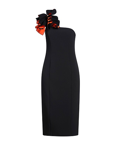 PINKO Midi dress Black 96% Polyester, 4% Elastane