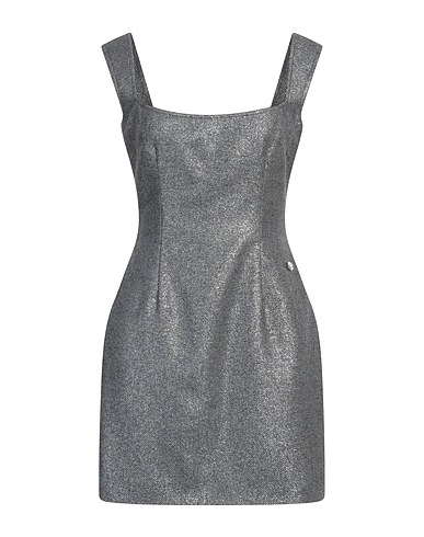 CHIARA FERRAGNI Vestito corto Grigio 61% Lana, 28% Poliammide, 10% Poliestere, 1% Altre Fibre