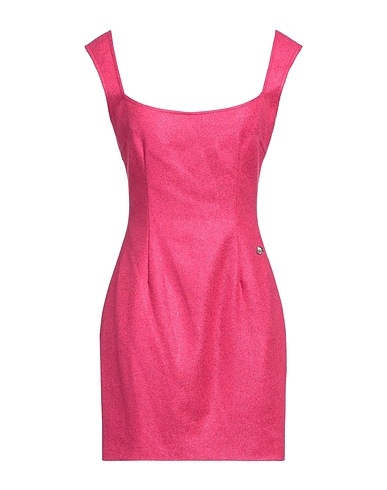 CHIARA FERRAGNI Short dress Fuchsia 61% Wool, 28% Polyamide, 10% Polyester, 1% Other Fibres