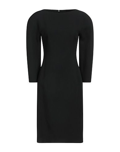 VERSACE Midi dress Black 70% Acetate, 30% Viscose