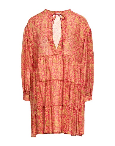 REBEL QUEEN by LIU •JO Short dress Fuchsia 73% Cotton, 27% Silk