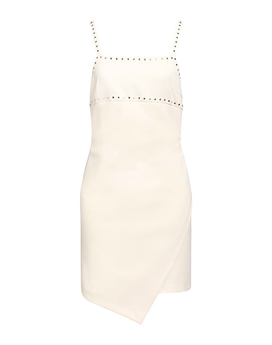 PINKO Tubino Panna 98% Poliestere, 2% Elastan, Alluminio