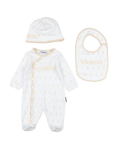 BIKKEMBERGS Ensemble bébé Blanc 100% Coton