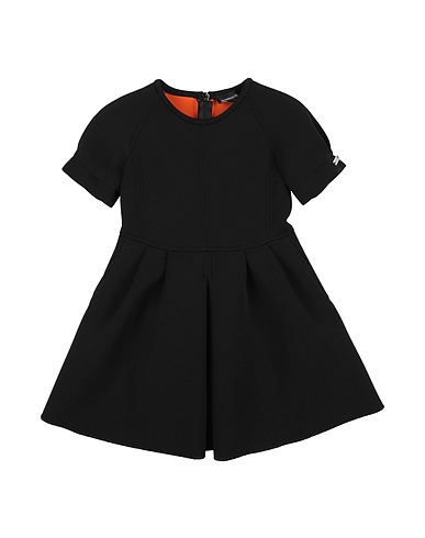 MONNALISA Dress Black 95% Polyester, 5% Elastane