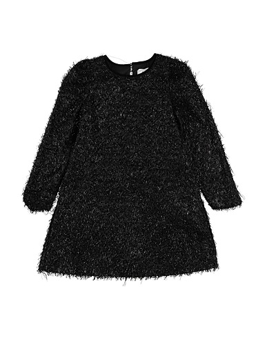 MONNALISA Dress Black 87% Acetate, 13% Metal