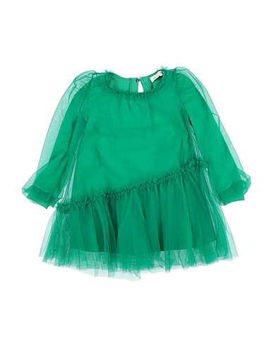 MONNALISA Vestito Verde 100% Poliammide