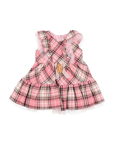 MONNALISA Vestido para bebé  Pink 100% Cotton, Polyamide