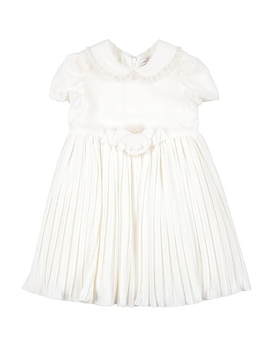 MONNALISA Vestito Baby  Avorio 100% Poliestere, Poliammide