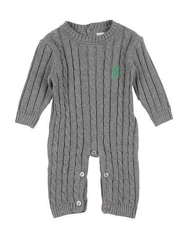 BIKKEMBERGS Baby jumpsuit  Grey 100% Cotton