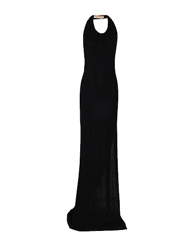 AYA MUSE Long dress Black 80% Viscose, 20% Nylon