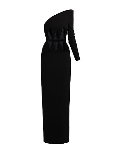 MÔNOT Long dress Black 100% Polyester