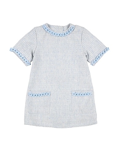 FUN & FUN Vestito COUTURE Celeste 100% Poliestere