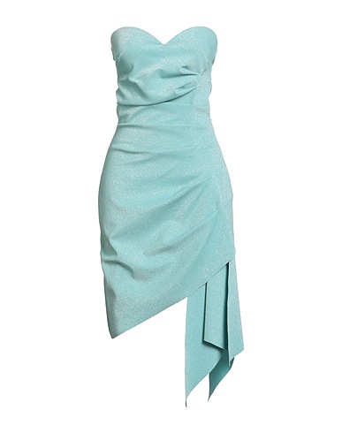 CHIARA BONI LA PETITE ROBE Vestito corto Turchese 42% Poliammide, 40% Viscosa, 10% Elastan, 8% Poliestere