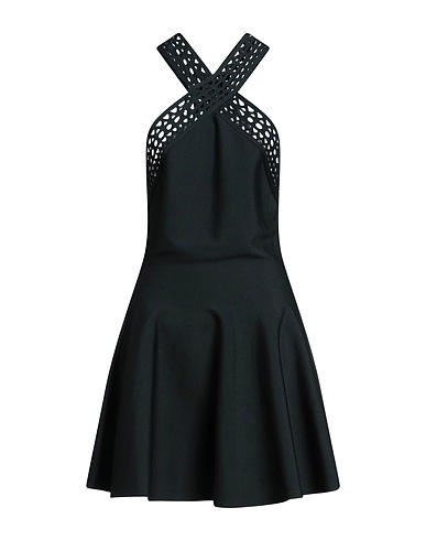 ALAÏA Short dress Dark green 75% Viscose, 25% Polyester