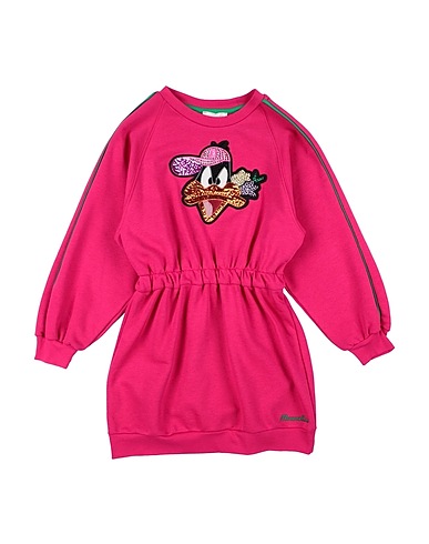 MONNALISA Vestito Fucsia 85% Cotone, 15% Poliestere