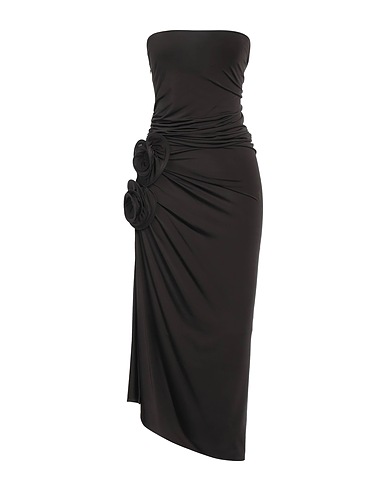 MAGDA BUTRYM Elegant dress Black 96% Viscose, 4% Elastane