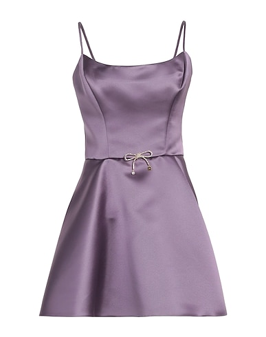 ELISABETTA FRANCHI Short dress Purple 100% Polyester