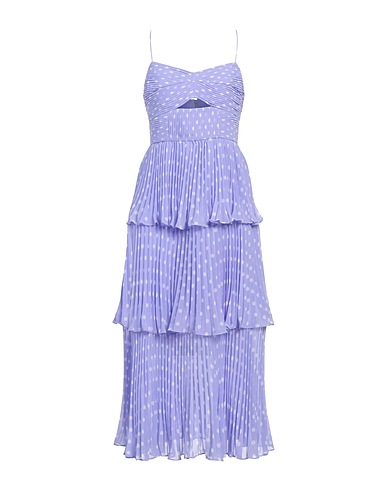 SELF-PORTRAIT Vestito midi Lilla 100% Poliestere