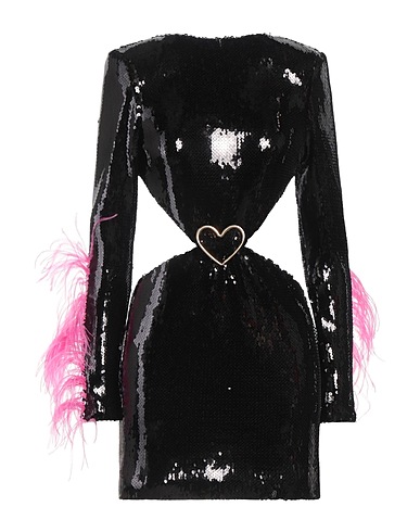 NERVI Vestito paillettes NERO 100% Poliestere