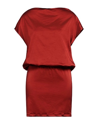 BARENA Kurzes Kleid Rostrot 74% Acetat, 23% Polyamid, 3% Elastan