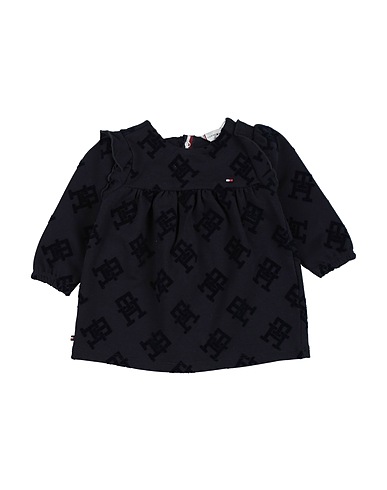 TOMMY HILFIGER Vestido para bebé  Midnight blue 95% Cotton, 5% Elastane