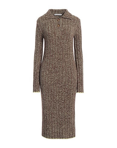ACNE STUDIOS Midi dress 52% Wool, 28% Viscose, 20% Nylon